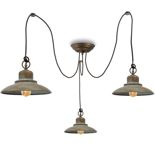 vintage dlhovy lampa rustikalny antikovany mosadz stropne osvetlenie zavesny pripevneny lampa luster mnoho ziarovky zaveseny lampy pivnica bistro restauracia moretti luce 1628.ar. mediteransky coutntry balaton lampy.jpg